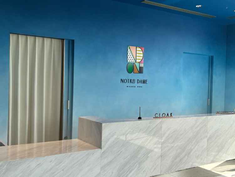 クロークが綺麗で安心しました。