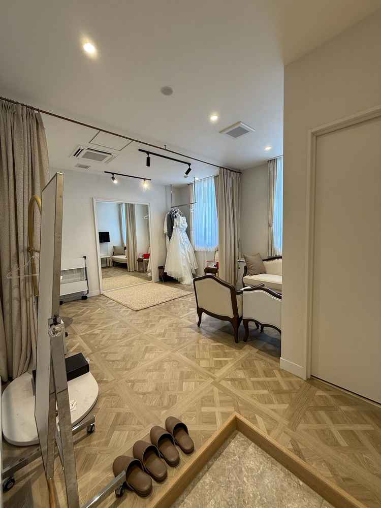 ブライズルームは十分な広さがあり、清潔に保たれていました。