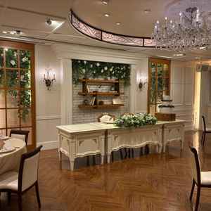 披露宴会場。程よい広さでカジュアル・アットホームな雰囲気