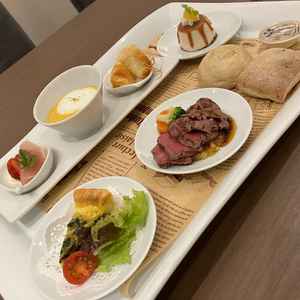 当日のお料理。お肉バージョン。