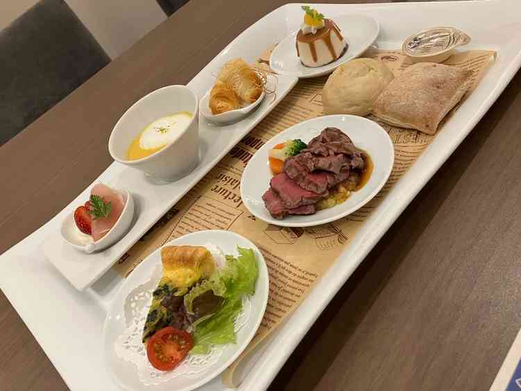 当日のお料理。お肉バージョン。