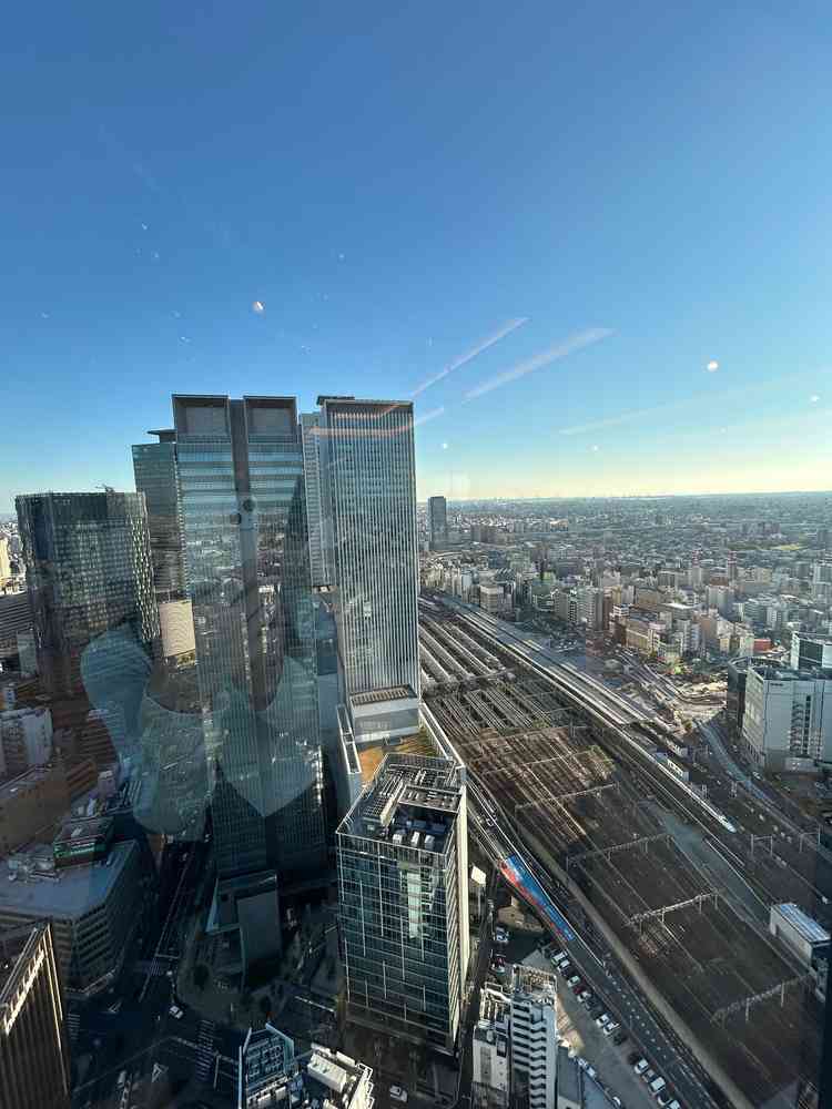 40階披露宴会場からの景色