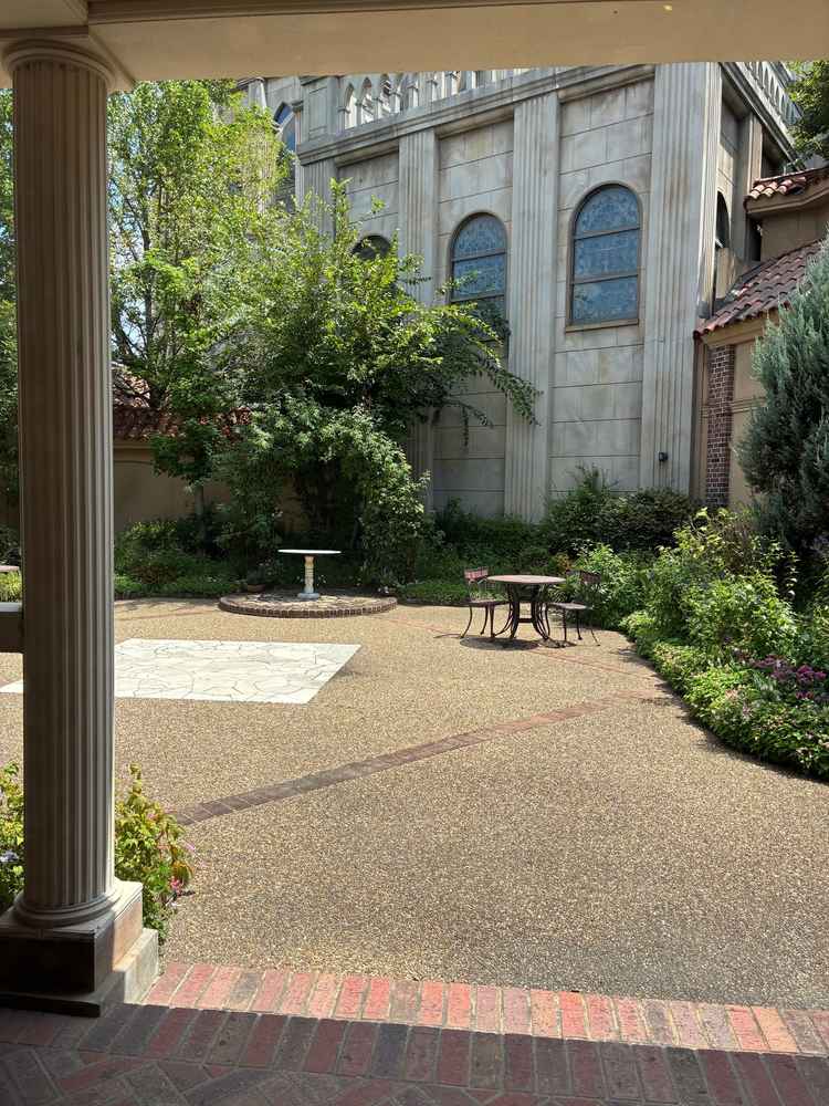 貸切のガーデンが各会場にありました。