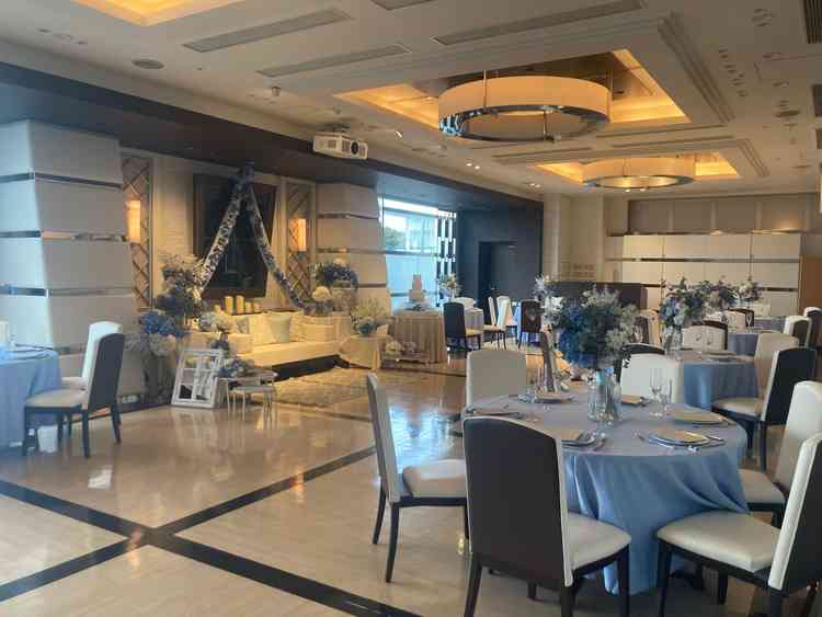 披露宴会場ニューヨークです。