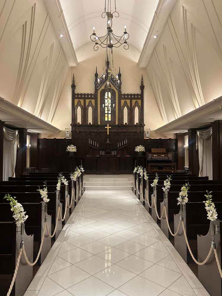 クラシカルな雰囲気のチャペル