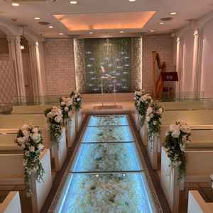 式場のチャペル