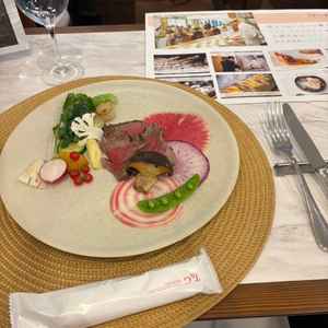 試食。お肉が美味しく絶妙な火加減と食感でした。