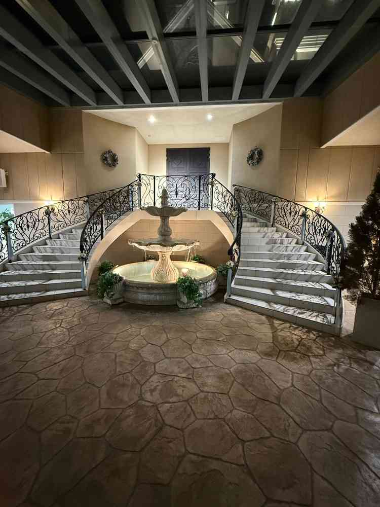 屋内の噴水も素敵でした。