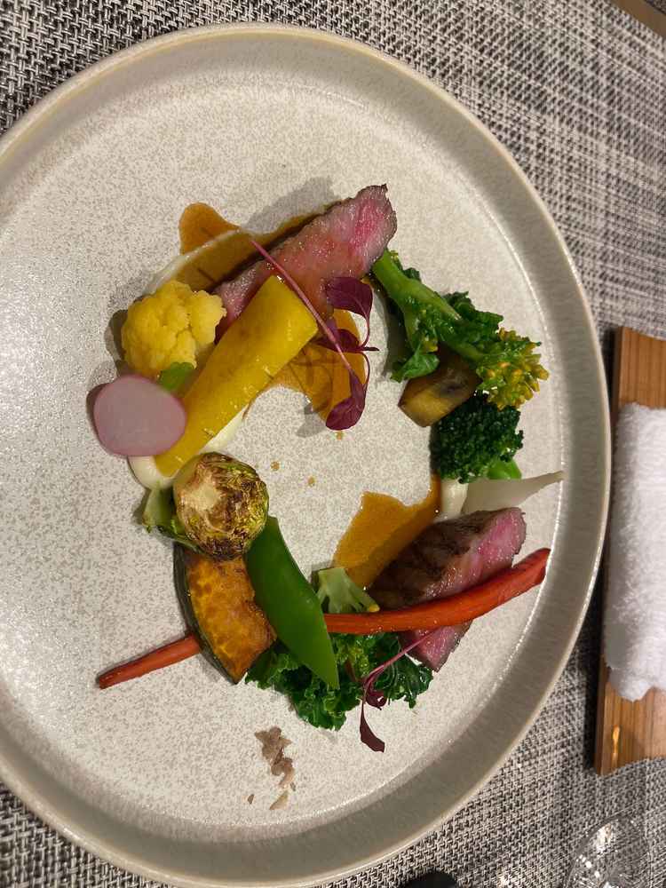 コース料理試食の一例