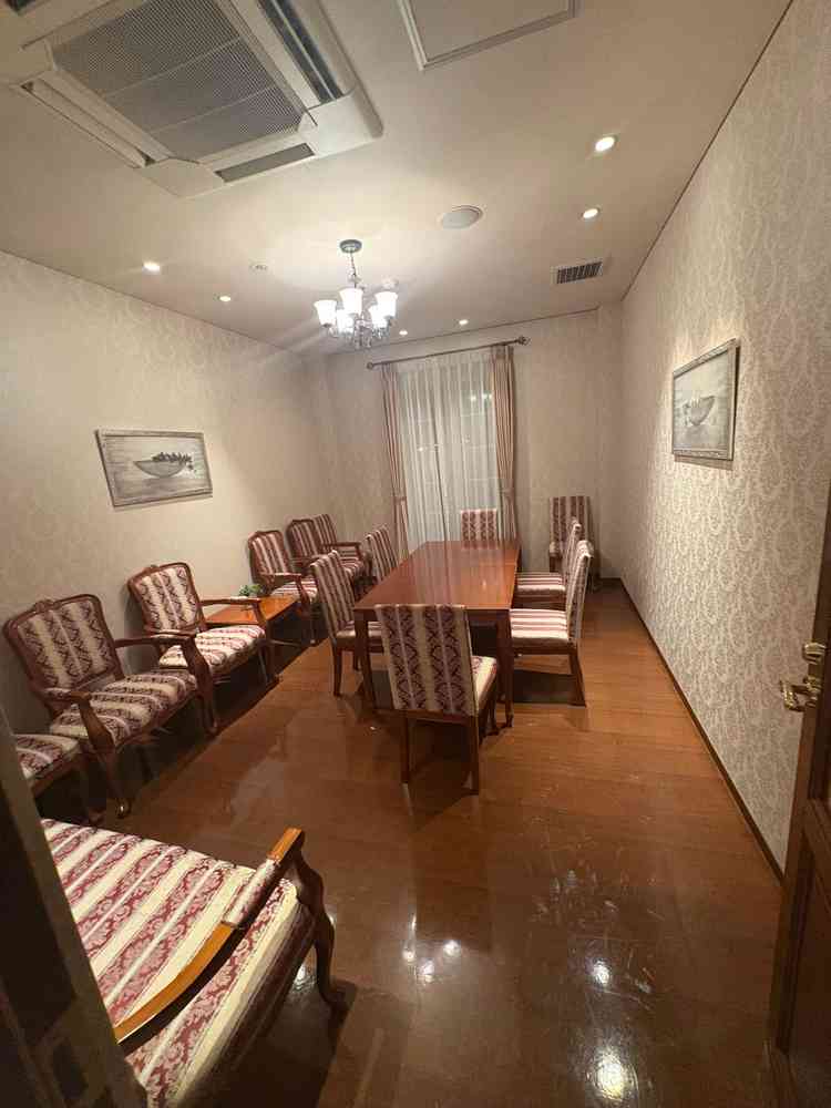 親族待合室も大きく綺麗でした。