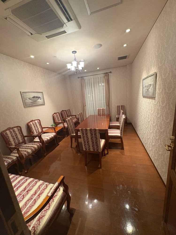 親族待合室も大きく綺麗でした。