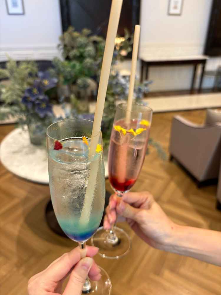 ウェルカムドリンクは大人っぽいお味でした