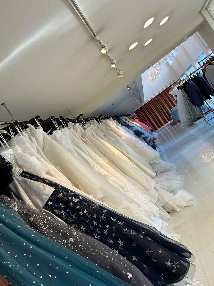 ドレスの種類が豊富で、選ぶのが楽しみです。