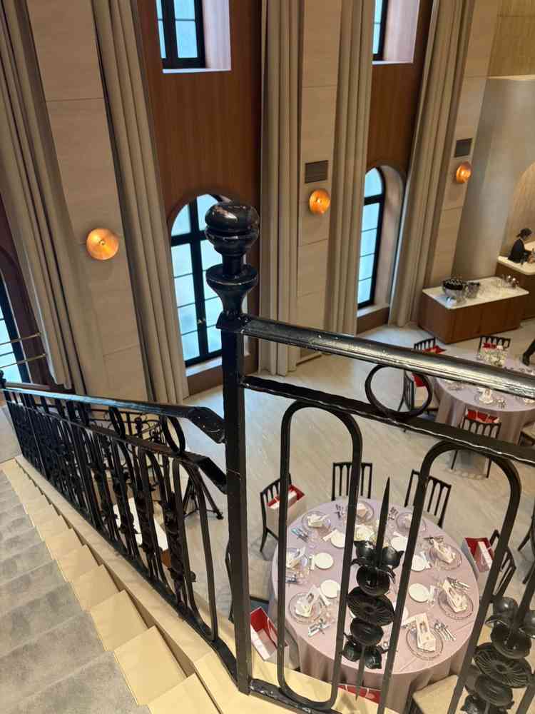 披露宴会場の階段です。