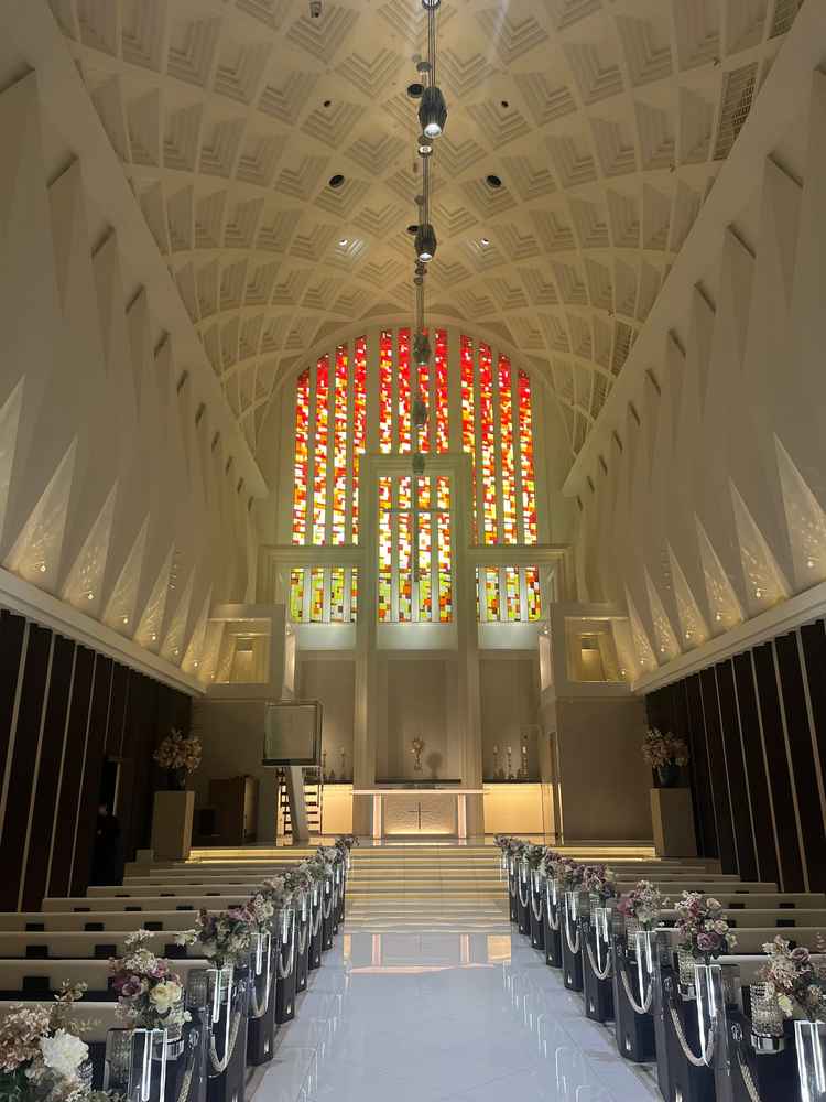 チャペル②太陽をイメージしているそうです