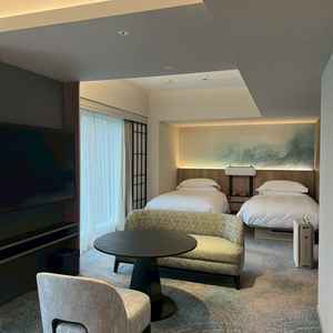 ホテルの客室も見せてくれました。