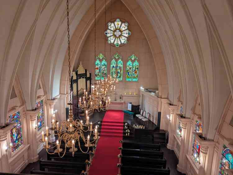 上から見たチャペル