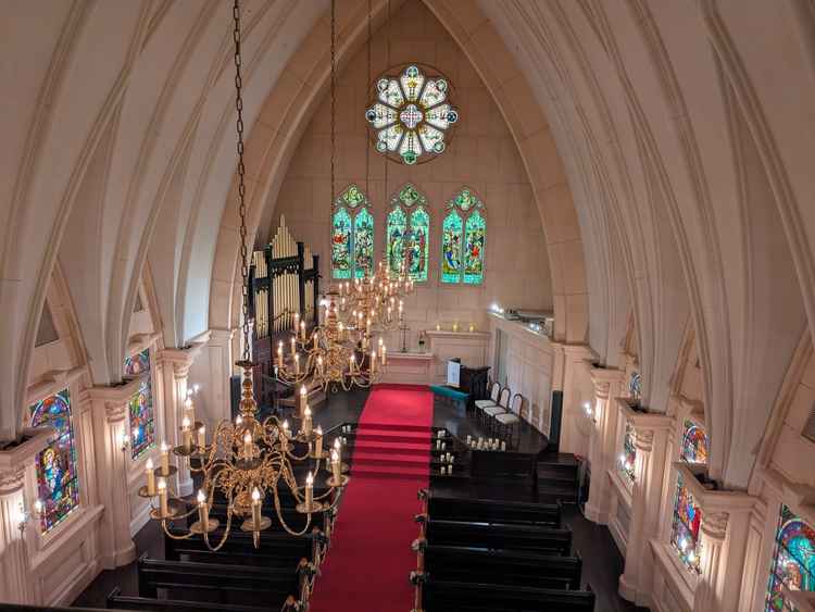 上から見たチャペル