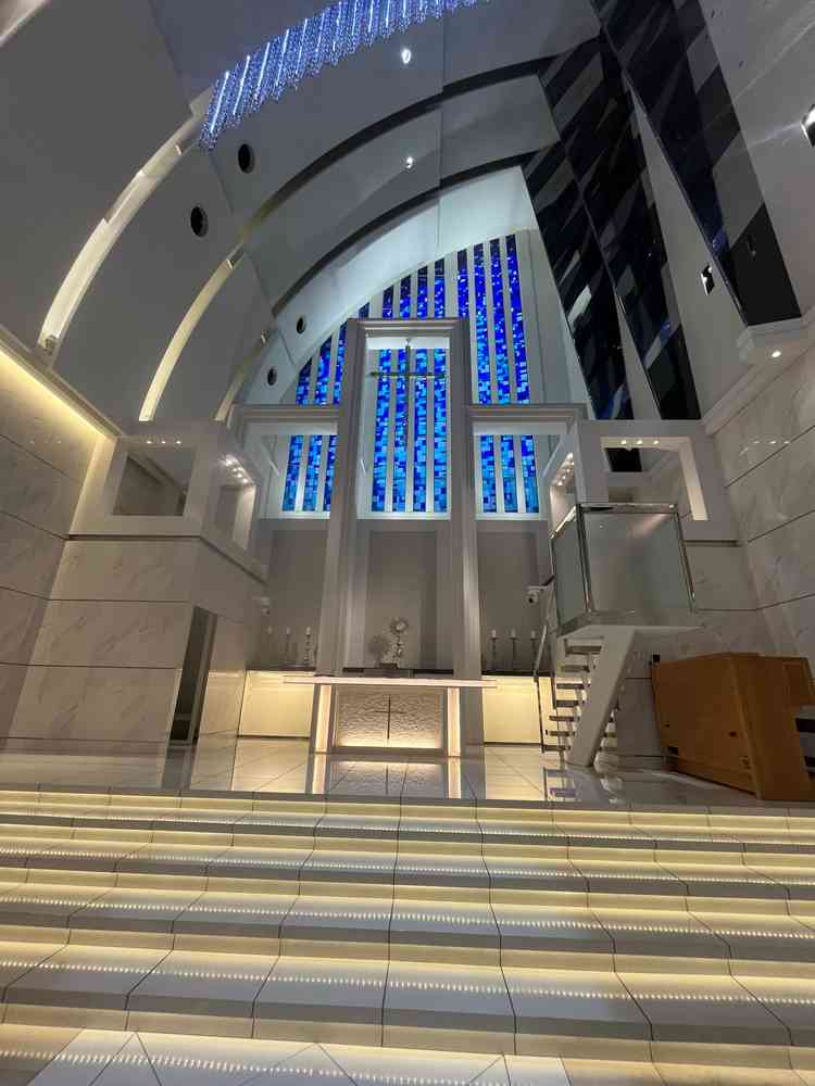 海をイメージした挙式場