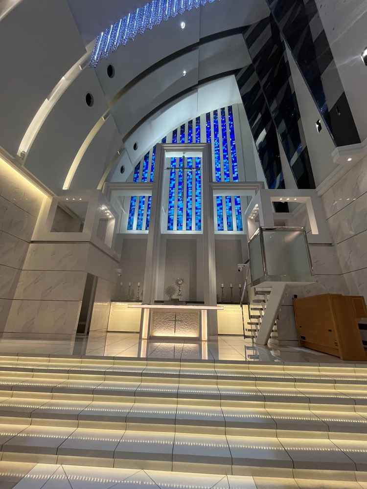 海をイメージした挙式場