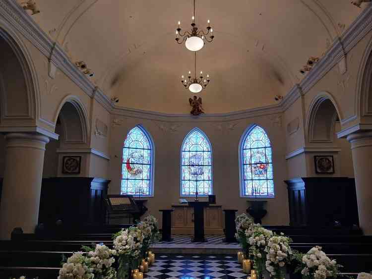 とても格式のある内装で私たちのイメージにぴったりでした。