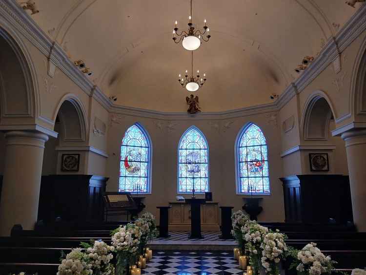 とても格式のある内装で私たちのイメージにぴったりでした。