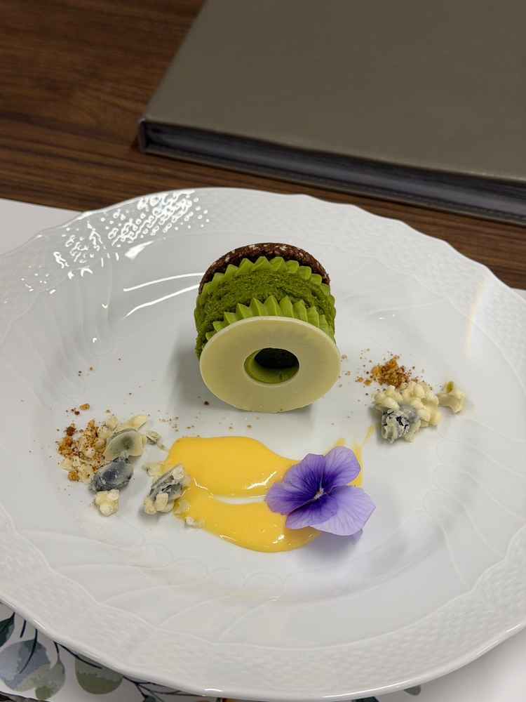 ご縁をモチーフにした抹茶のデザートがとっても美味しかったです！