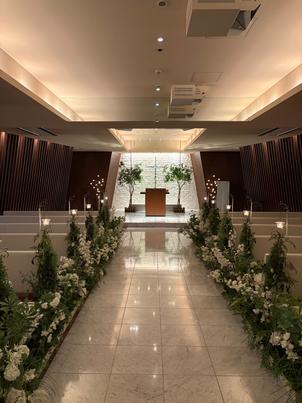 チャペルの入り口からの写真