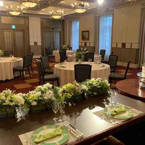 別の披露宴会場。こちらの会場もとても素敵でした。