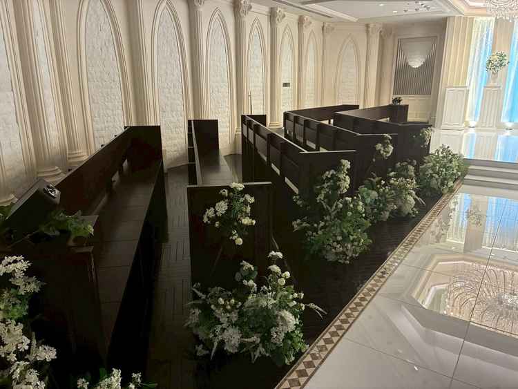 席の向きがゲストファースト