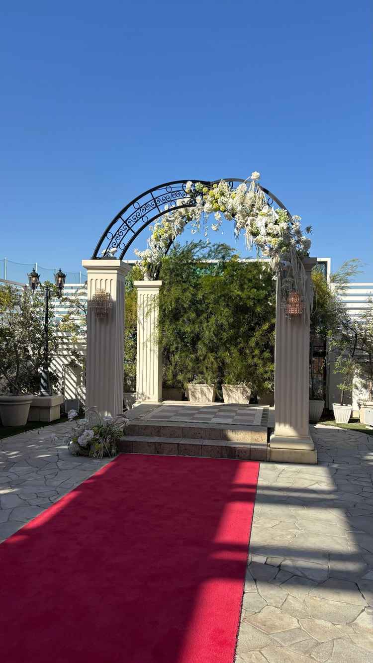 ブーケトスとかする場所