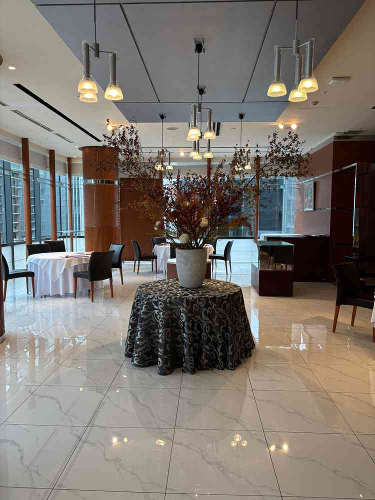 挙式会場になるスペースです！窓が大きくてレストランウエディングとは思えないくらい広く感じました