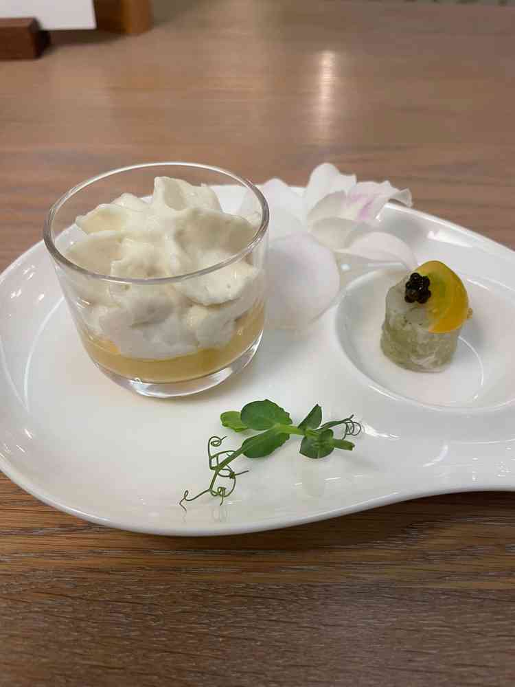 試食会のお料理。こだわりを感じとても美味しかったです。