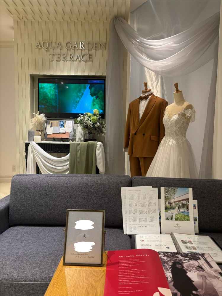 私たちの名前が印字されたプレートでお出迎えしてくださり嬉しかったです。