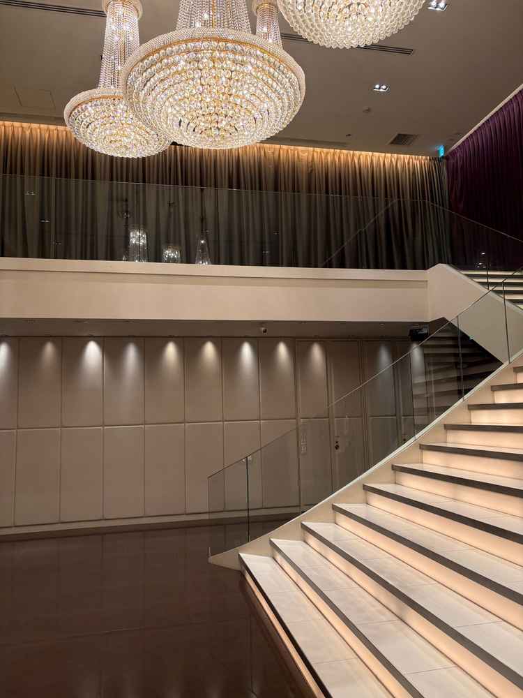 フラワーシャワーの場所です。演出含め素敵でした。