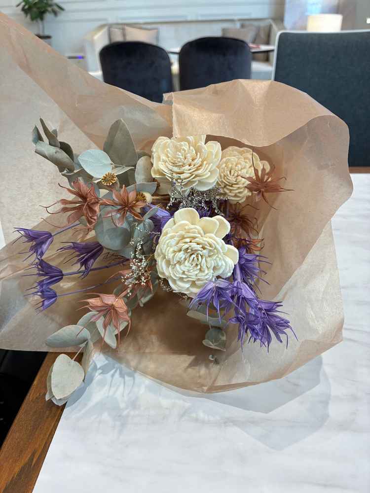 見学者に対してプレゼントとして2人に合う様と作ってくださったとのこと。とても嬉しいサプライズだった。