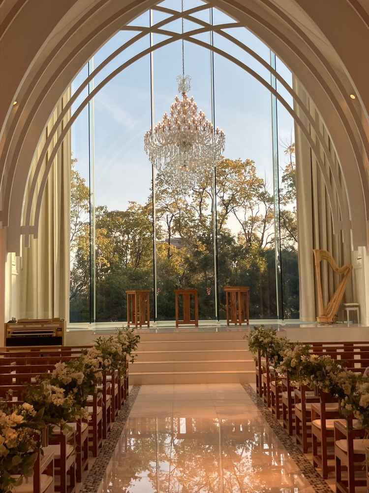 まずこのチャペルに惹かれました