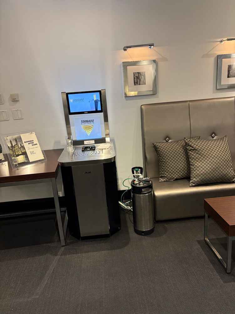 ウェルカムパーティー時のビールサーバー