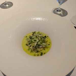 前菜を試食。これ意外にもパンや飲み物、パスタ、食後のお茶を頂きました。