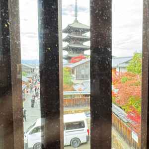 披露宴会場から見える五重塔