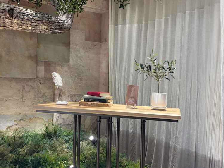 挙式会場のオリーブの木