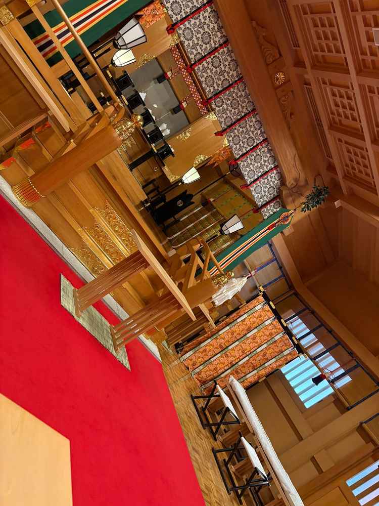 ここで儀式を行うということで、経験したことがないので当日が楽しみです。