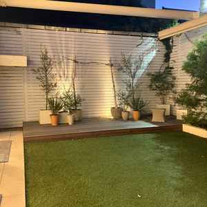 披露宴会場についているガーデンです。こちらは屋根をつけることができます