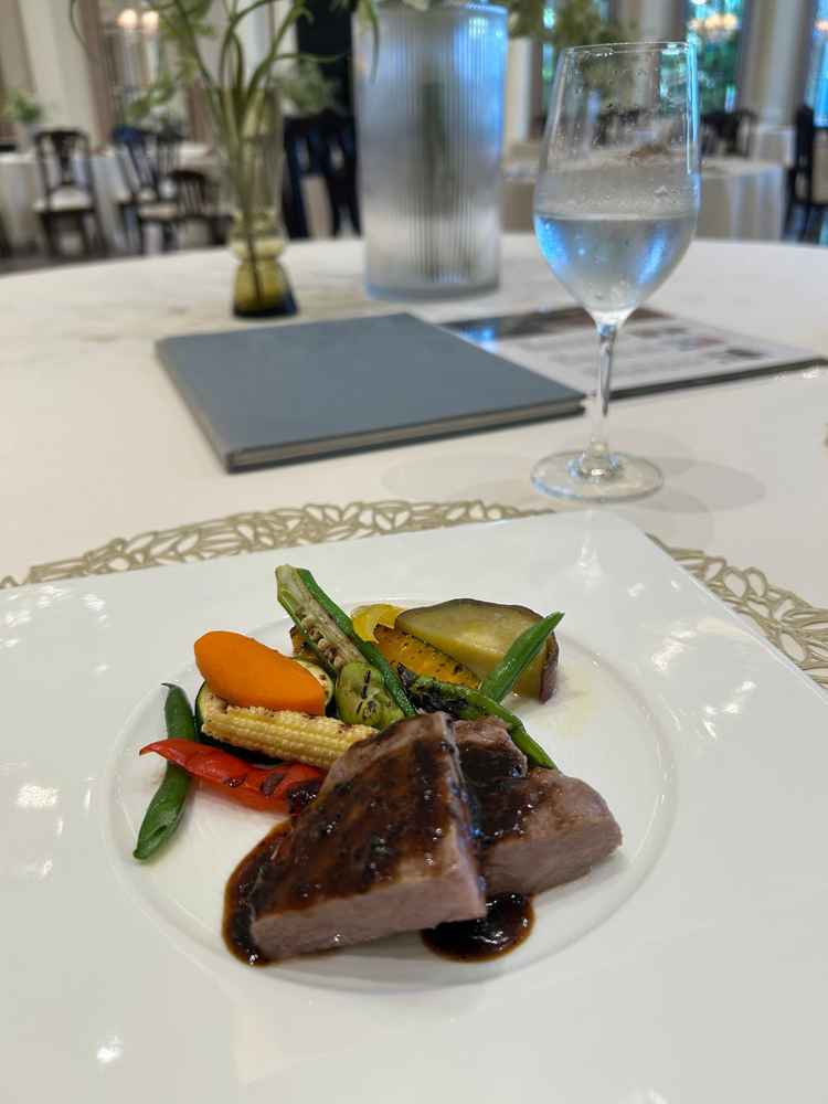 試食させていただいたステーキ