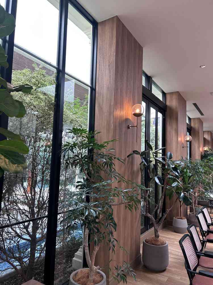 待合室に差し込む光がとても良い