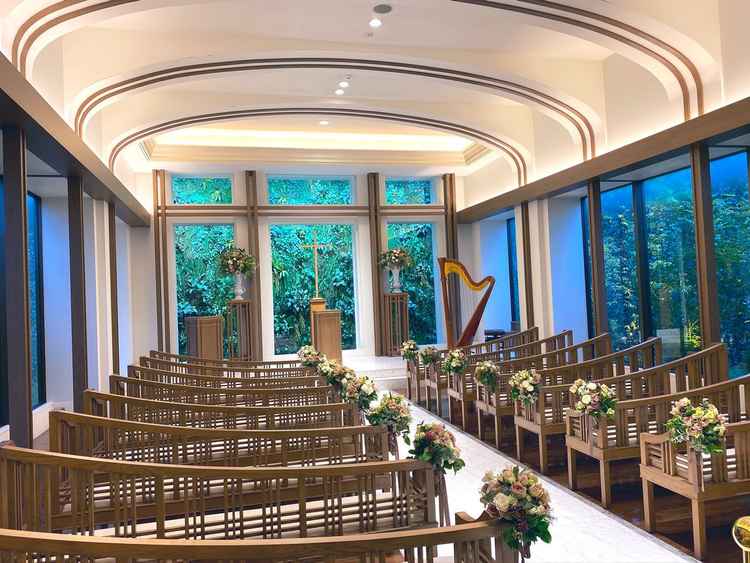 チャペルも綺麗でした。