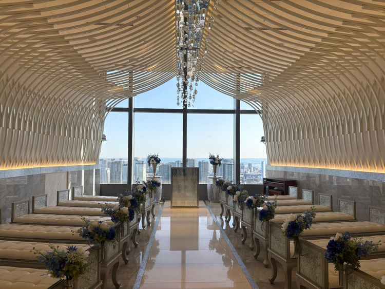 キリスト教式の会場