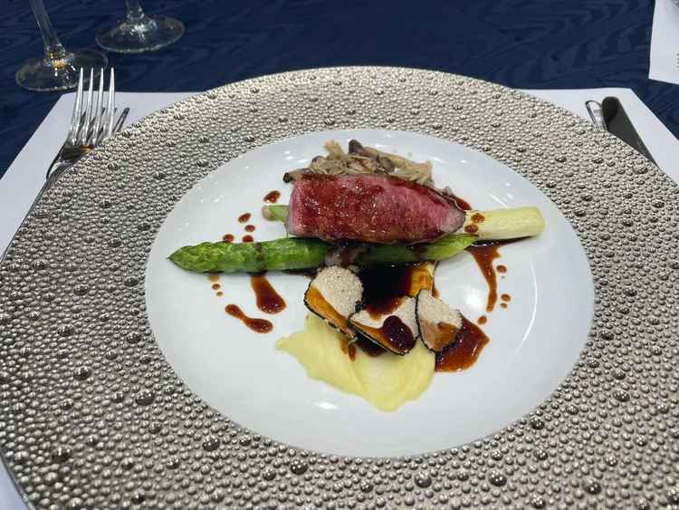 試食でいただいたメイン料理。とても美味しかったです。