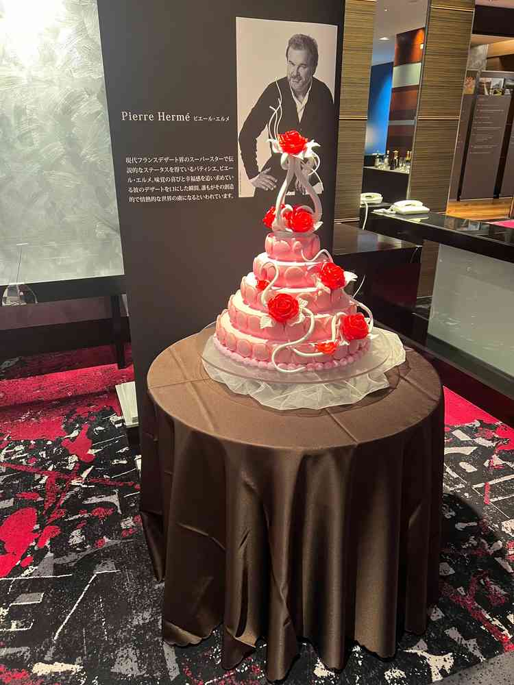 ピエールエルメのウェディングケーキ