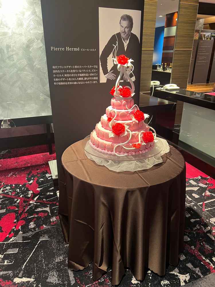 ピエールエルメのウェディングケーキ